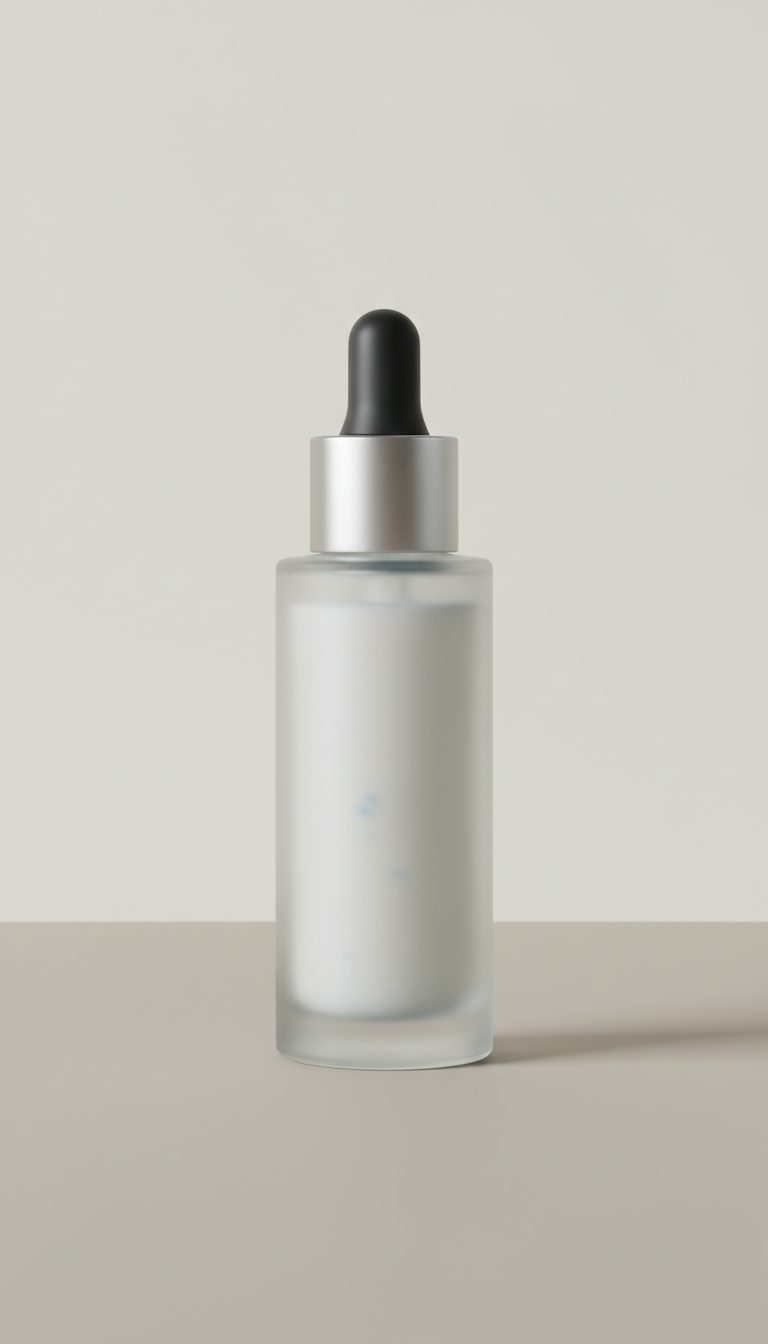 Hydrating facial serum with hyaluronic acid