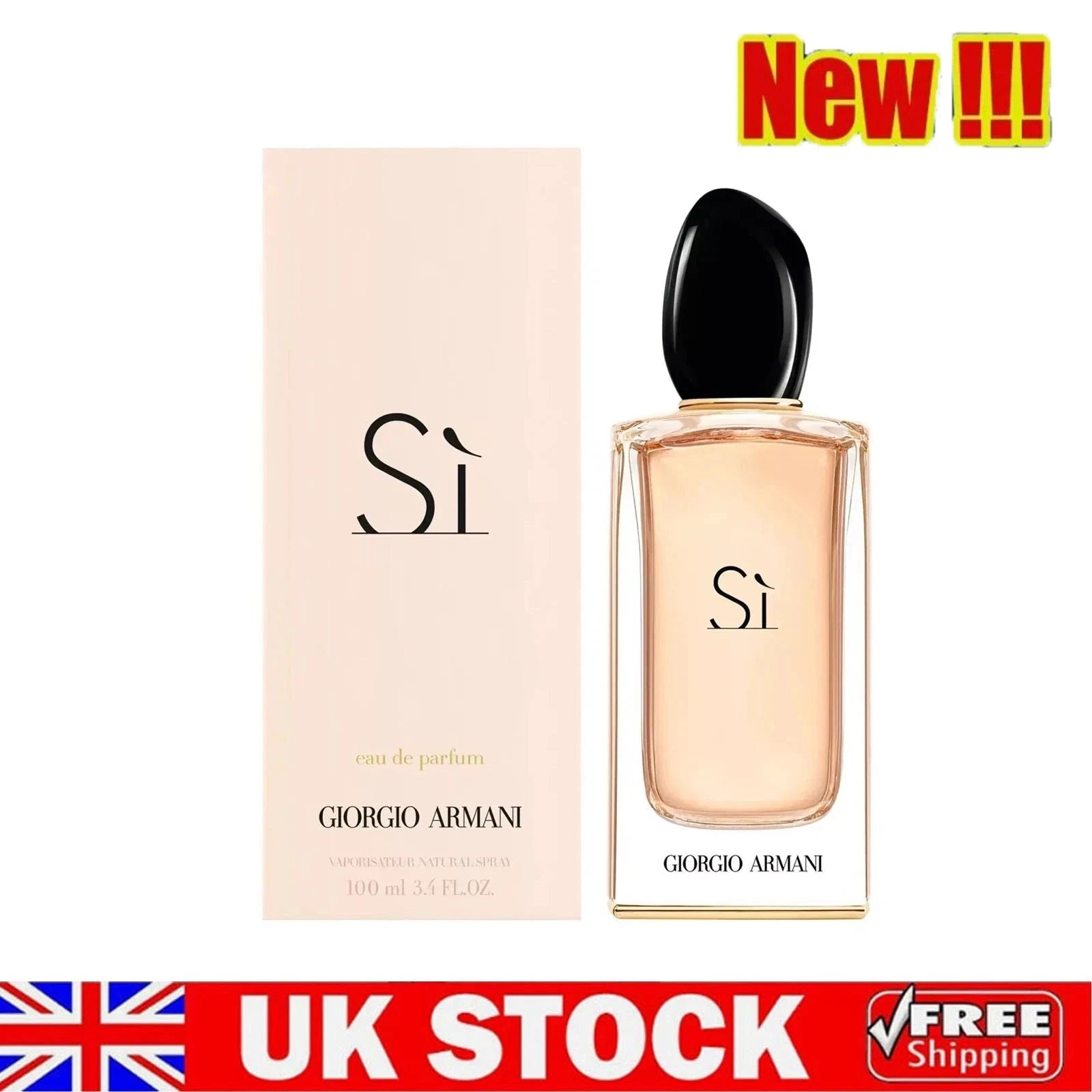 Giorgio Armani Si 100ml EDT Eau De Toilette Perfume Spray. Brand New, Sealed Box